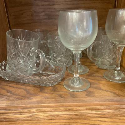 Clear glass decor