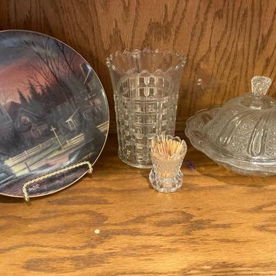 Clear glass decor