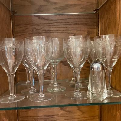 Clear glass decor