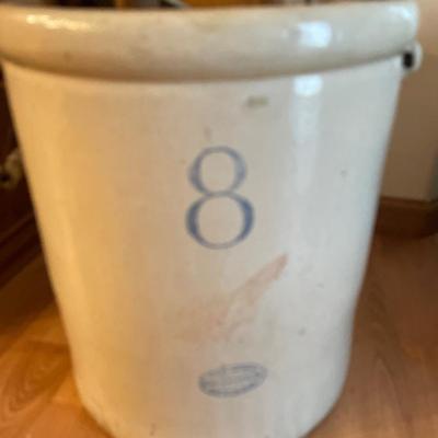 Red Wing 8 crock & Sauerkraut shredder