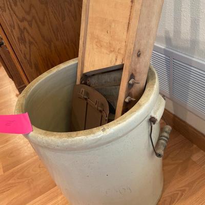 Red Wing 8 crock & Sauerkraut shredder
