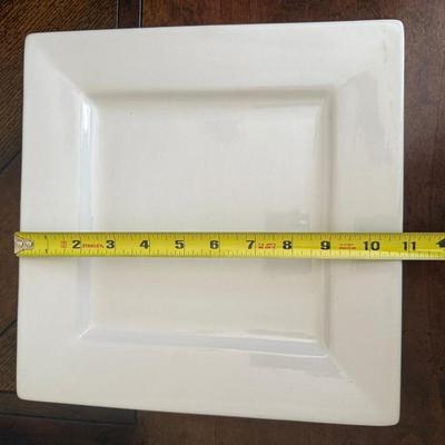 Sale Photo Thumbnail #103: Gallery tabletops white salad plates, set of 4. 11x11”