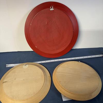 Vintage German Wood Wall Hangings