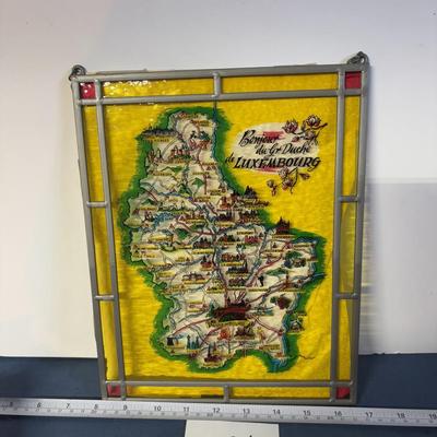 Stain Glass Luxembourg Wall Hanging