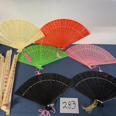 Fan and Chop Stick Lot