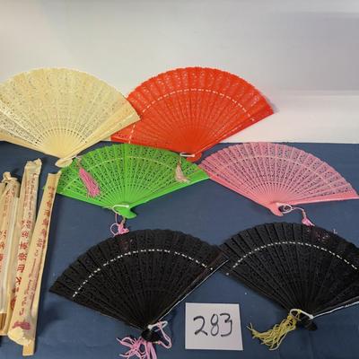 Fan and Chop Stick Lot