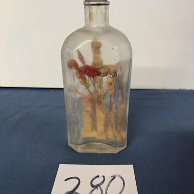 Vintage Cross in a Bottle