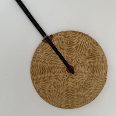 Sale Photo Thumbnail #134: Japanese style round wicker fan