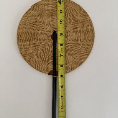 Sale Photo Thumbnail #135: Japanese style round wicker fan