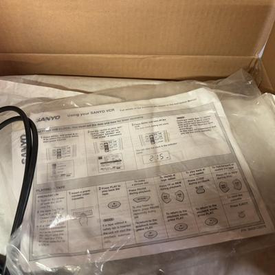 New in Box Sanyo VCR