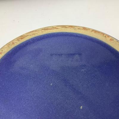 Sale Photo Thumbnail #45: You get two pottery mixing/ serving bowls.  Brown and blue in good condition.  Blue one has USA marked on bottom.