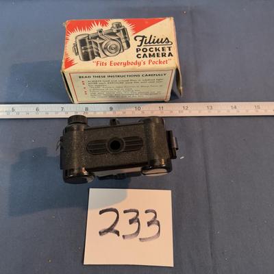 Vintage Filius Pocket Camera