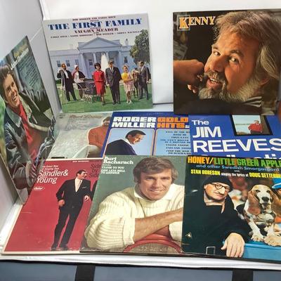 Sale Photo Thumbnail #70: Andy Williams, John Denver, Kenny Roger’s, First Family, Jim Reeves, Roger Miller, Mark Lindsey, Swedish Smorgasboard, Bert Bacharach, Sandler Young