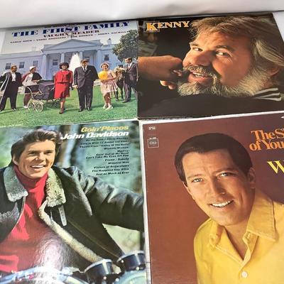 Sale Photo Thumbnail #72: Andy Williams, John Denver, Kenny Roger’s, First Family, Jim Reeves, Roger Miller, Mark Lindsey, Swedish Smorgasboard, Bert Bacharach, Sandler Young