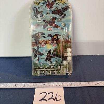 Vintage Wing Shot Pinball Game