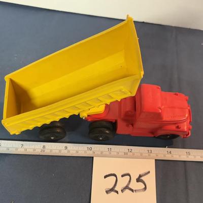 Vintage Auburn Rubber Truck and Dump Trailer