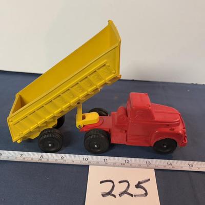 Vintage Auburn Rubber Truck and Dump Trailer