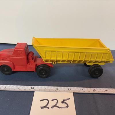 Vintage Auburn Rubber Truck and Dump Trailer
