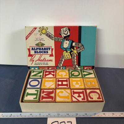 Vintage Blocks in Box