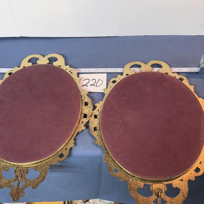 Vintage Pictures in Metal Frames