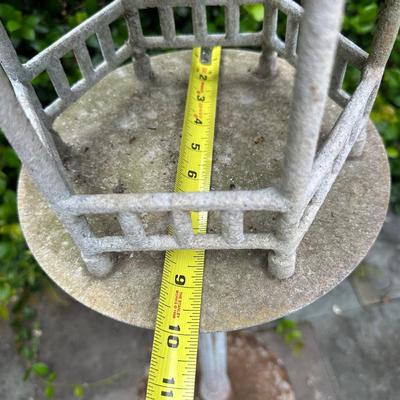 Vintage Metal Bird Feeder