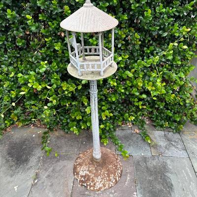 Vintage Metal Bird Feeder