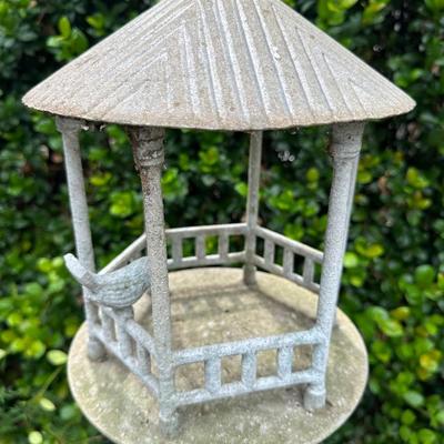 Vintage Metal Bird Feeder
