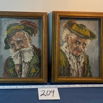 Beautiful Framed Needlepoint