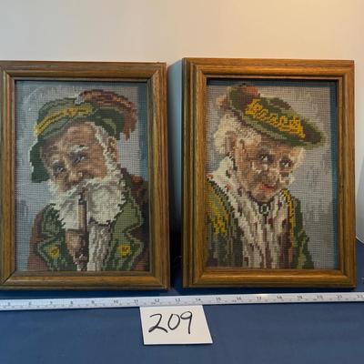 Beautiful Framed Needlepoint
