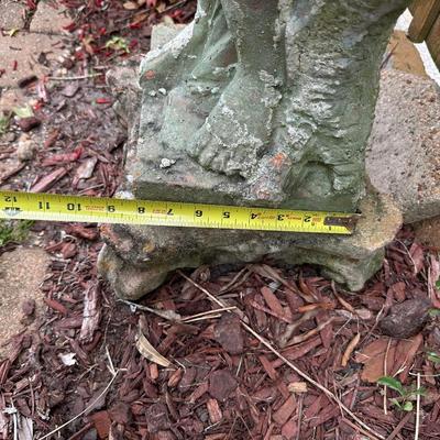 Vintage Weathered Terracotta Garden Statue – Classical Lady