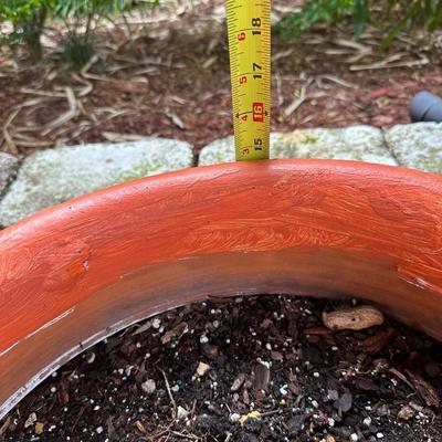 Pair of Handled Terracotta Planters – Rustic Multicolor Finish