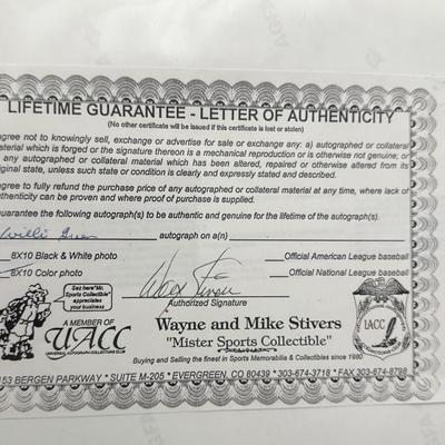 Denver Bronco 85 signed with certificate