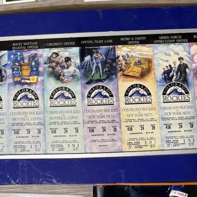 Signed avalanche photograph with certificate of authenticity