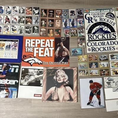 Signed avalanche photograph with certificate of authenticity