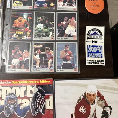 Boxing, Walt Disney, Avalanche, Denver Broncos trading cards