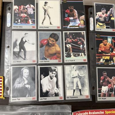 Boxing, Walt Disney, Avalanche, Denver Broncos trading cards
