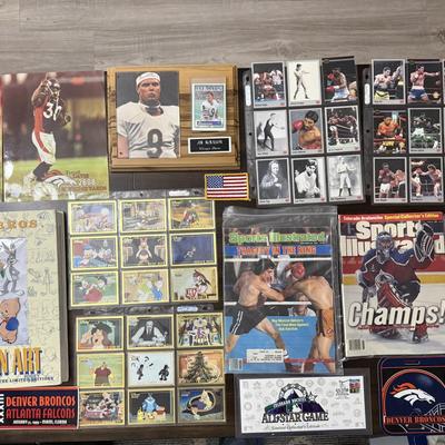 Boxing, Walt Disney, Avalanche, Denver Broncos trading cards