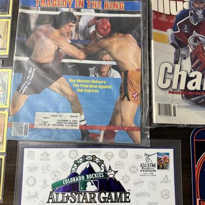 Boxing, Walt Disney, Avalanche, Denver Broncos trading cards