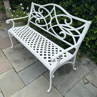 Cast Aluminum Bench (1 of 2)