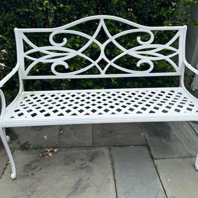 Cast Aluminum Bench (1 of 2)