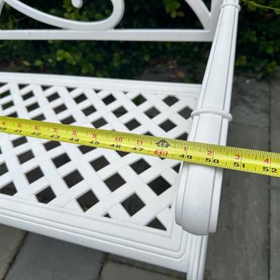 Cast Aluminum Bench (1 of 2)