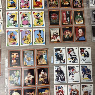 Walt Disney boxing hockey collectible cards