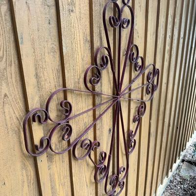 Large Handcrafted Wrought Iron Scrollwork