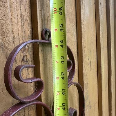 Large Handcrafted Wrought Iron Scrollwork