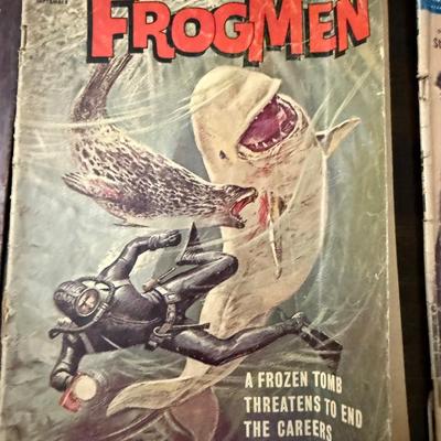 Very old comic books 12 cent 15 cent and 20 cent