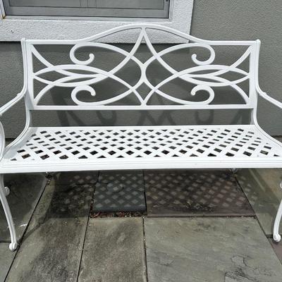 Cast Aluminum Park Bench (2 of 2)