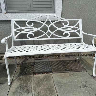 Cast Aluminum Park Bench (2 of 2)