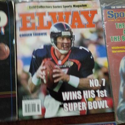 Boxing football hockey magazines