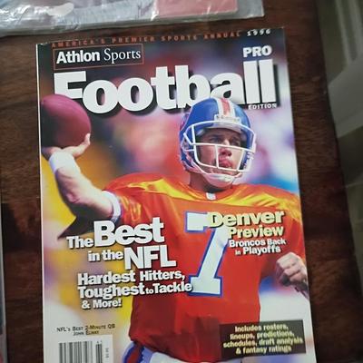 Boxing football hockey magazines