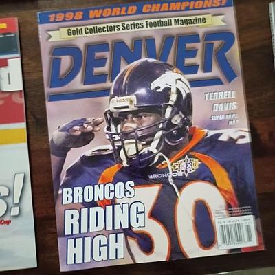 Boxing football hockey magazines